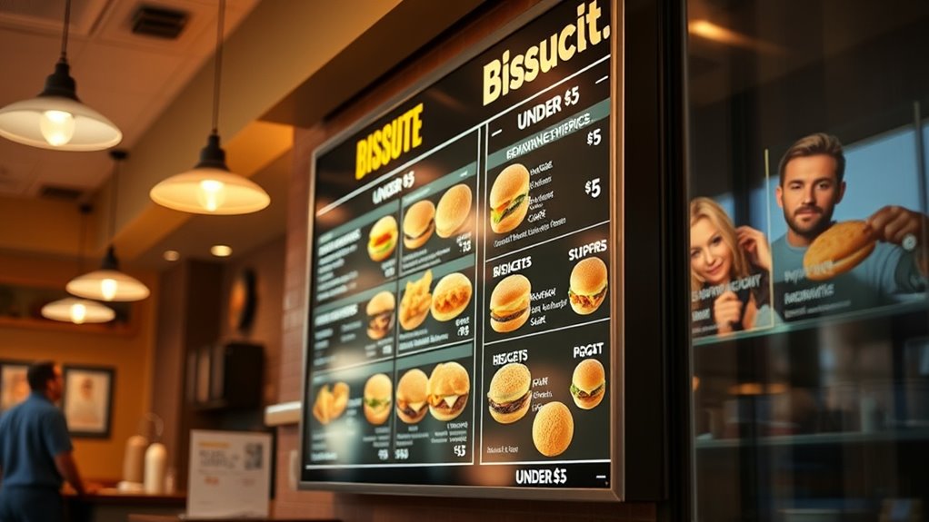 affordable biscuitville breakfast options