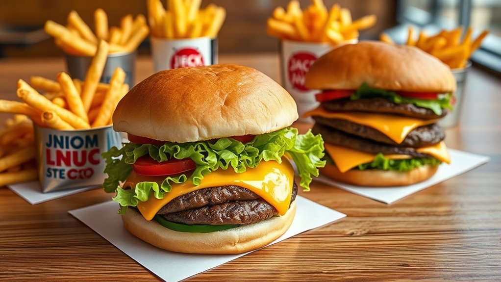 fast food menu prices