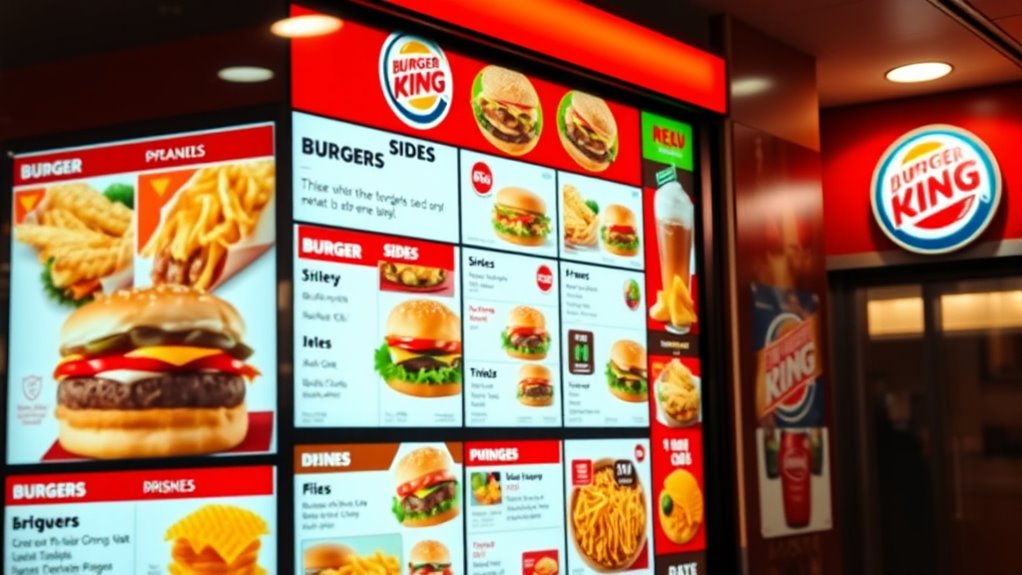 fast food menu prices