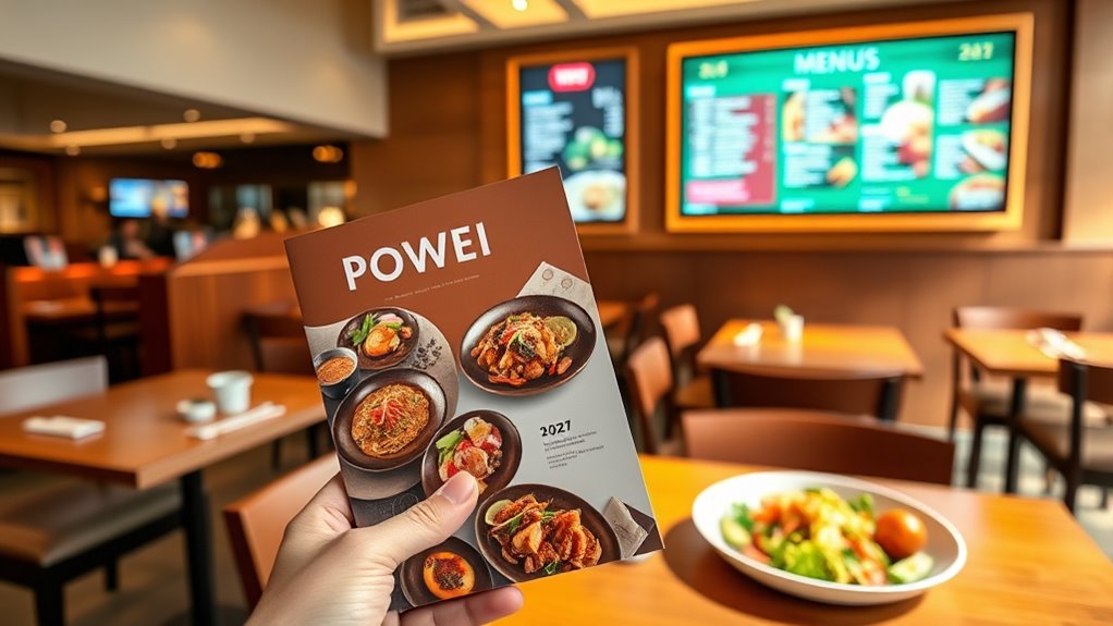 menu upgrades sustainable ingredients