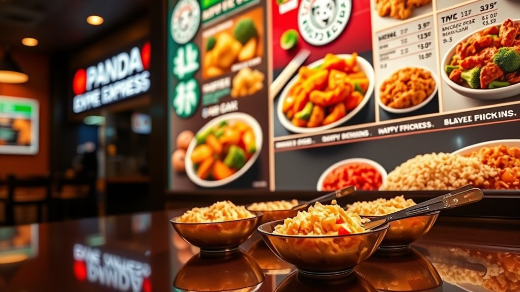 panda express menu details