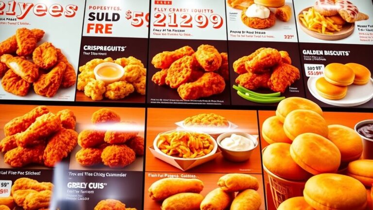 popeyes menu pricing details