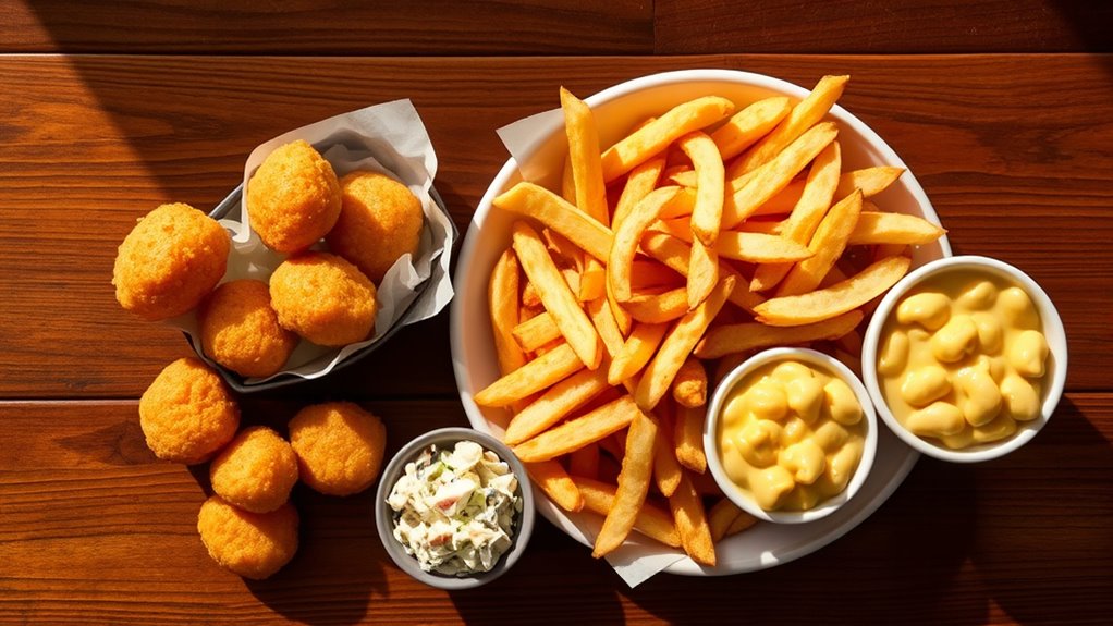 popular seafood side options