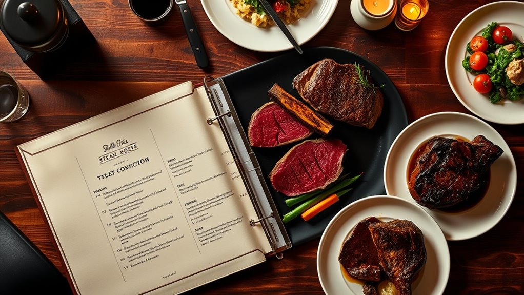 premium precisely cut steaks