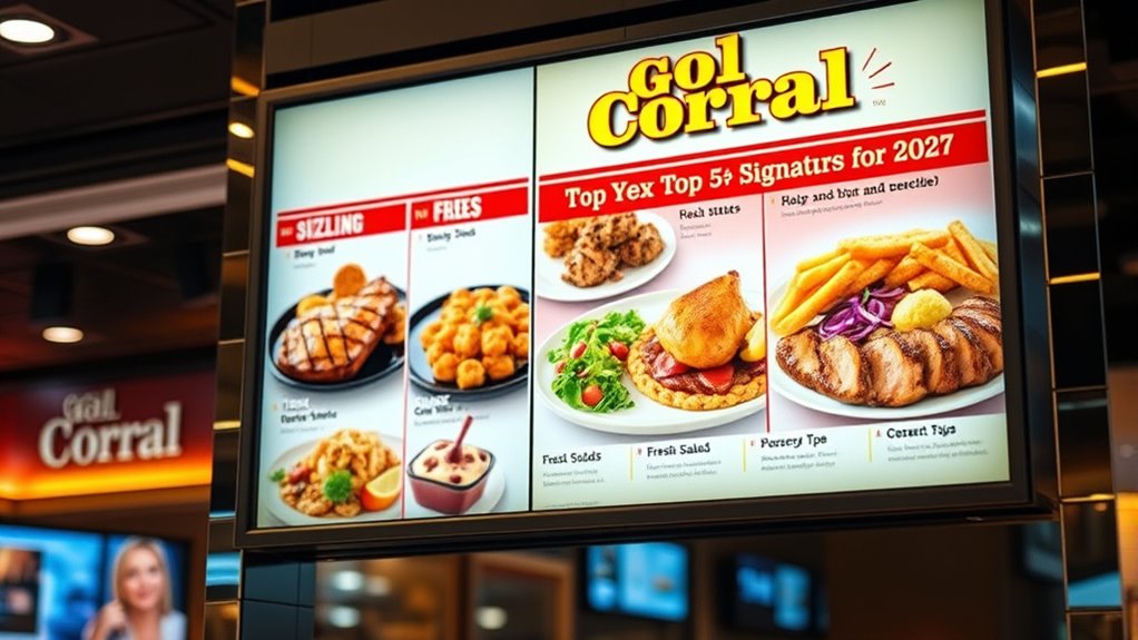 top 5 golden corral favorites