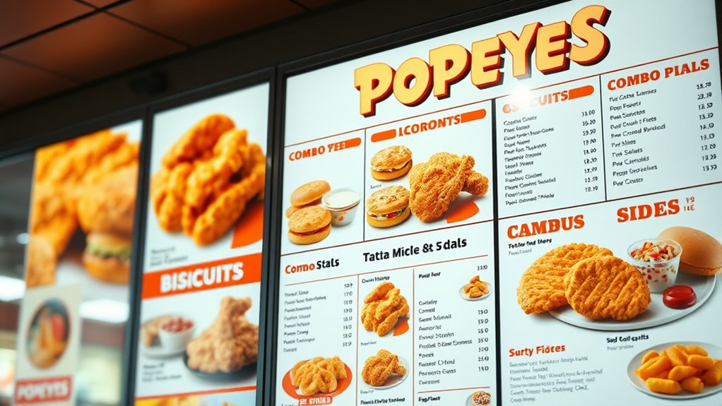 Popeyes Menu With Prices