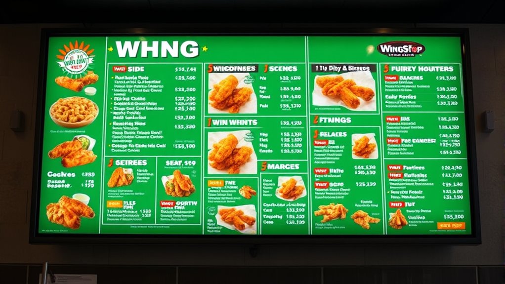wingstop menu prices