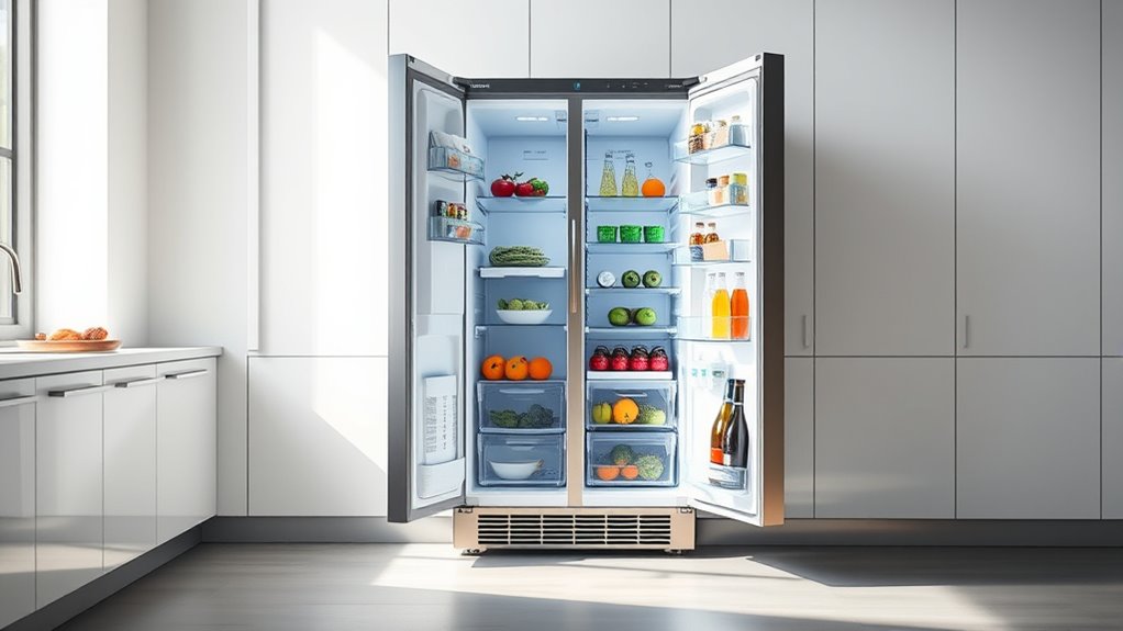 balanced organized efficient refrigeration