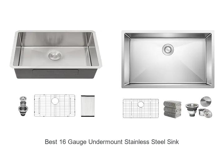 best 16 gauge undermount stainless steel sink