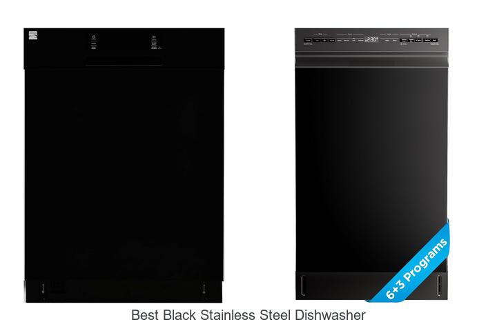 best black stainless steel dishwasher
