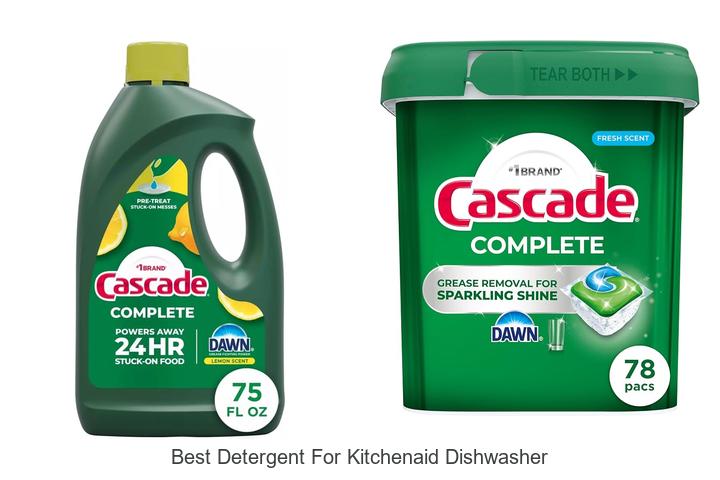 best detergent for kitchenaid dishwasher