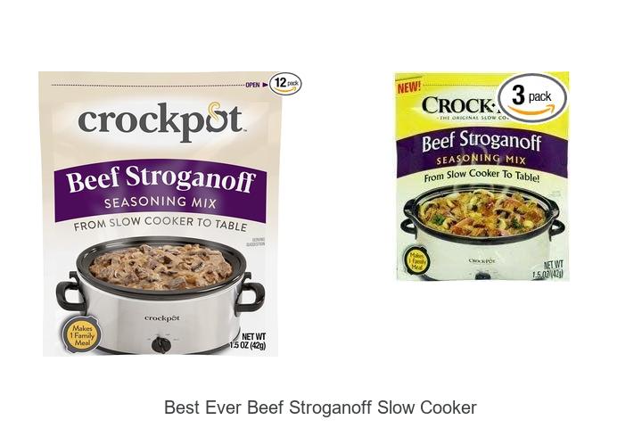 Best Ever Beef Stroganoff Slow Cooker Recipe You Need!