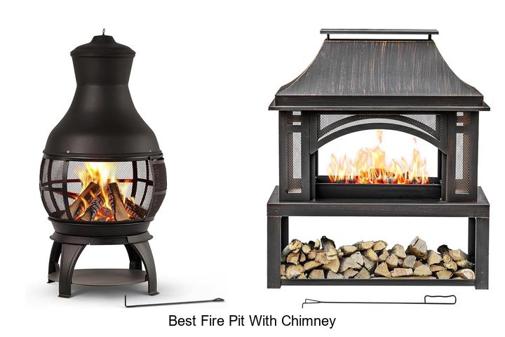 best fire pit with chimney