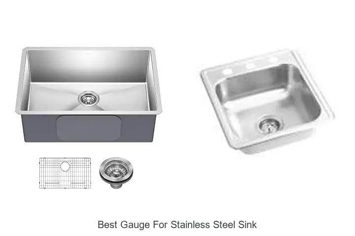 best gauge for stainless steel sink