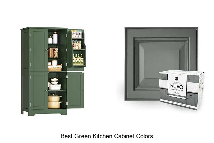 best green kitchen cabinet colors