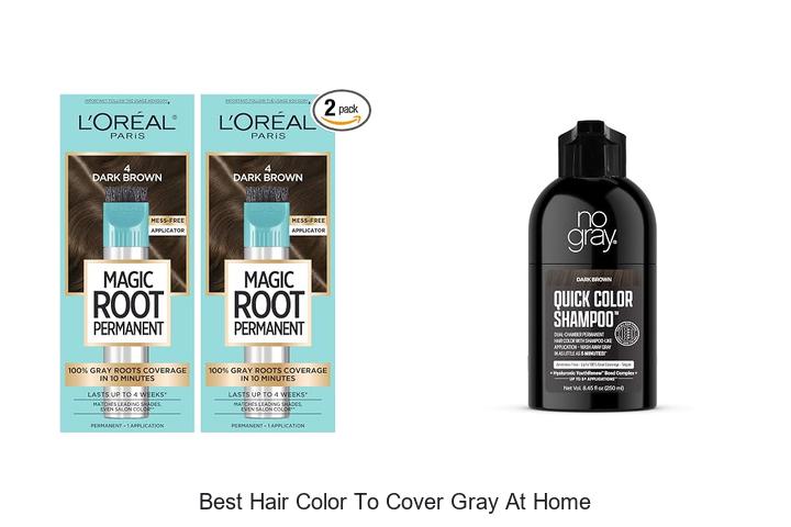 best hair color to cover gray at home