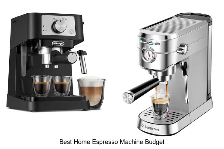 best home espresso machine budget