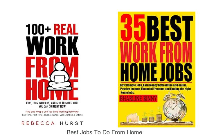 best jobs to do from home