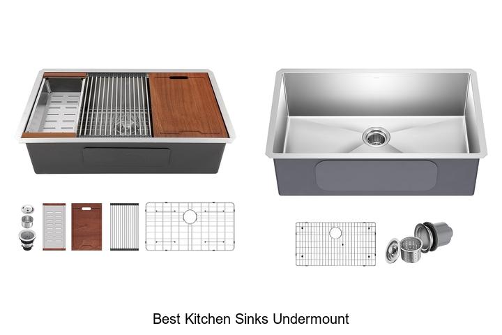 best kitchen sinks undermount