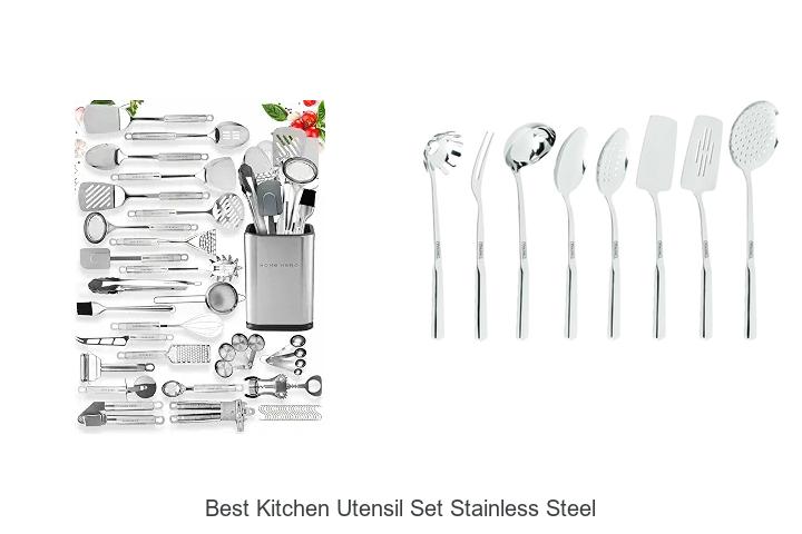 best kitchen utensil set stainless steel
