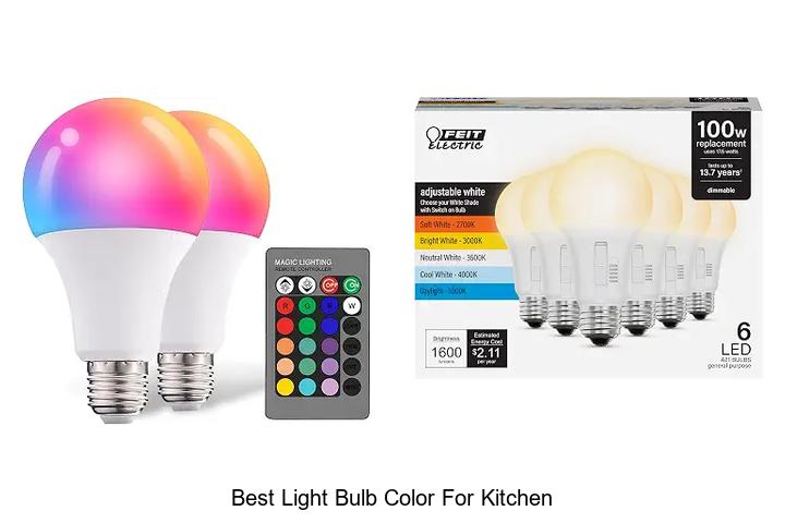 best light bulb color for kitchen