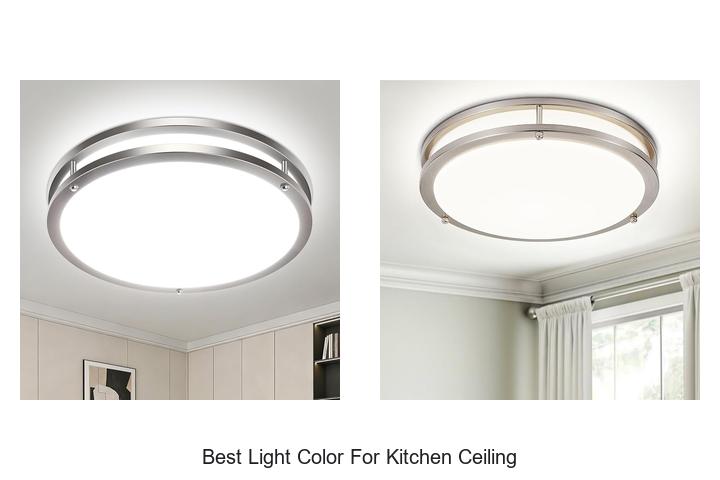 best light color for kitchen ceiling