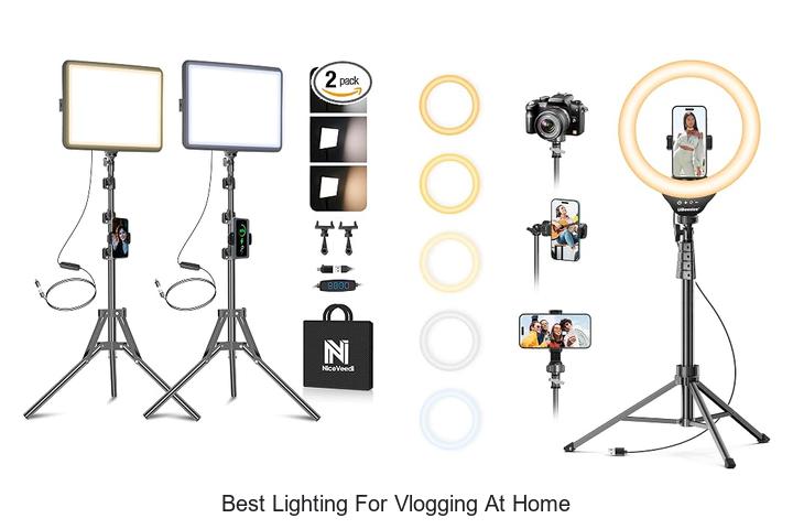 best lighting for vlogging at home