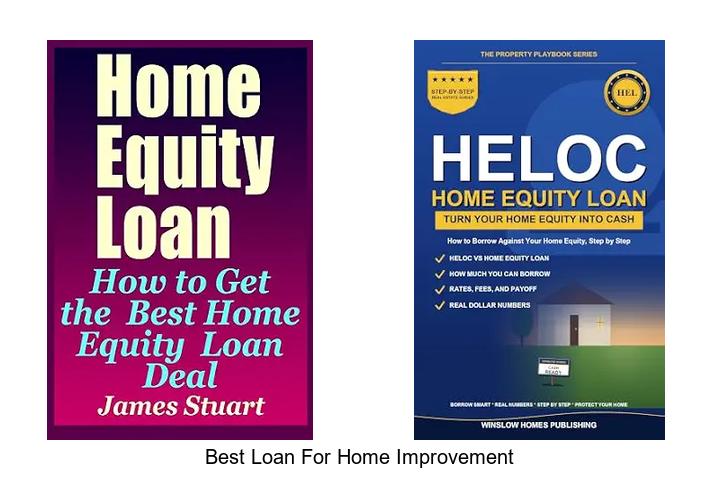 best loan for home improvement
