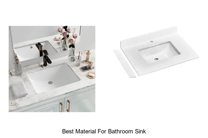 best material for bathroom sink