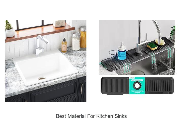 best material for kitchen sinks