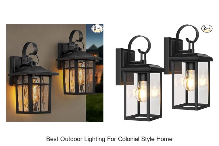 best outdoor lighting for colonial style home