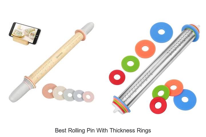 Best Rolling Pin With Thickness Rings For Perfect Dough!