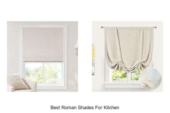 best roman shades for kitchen