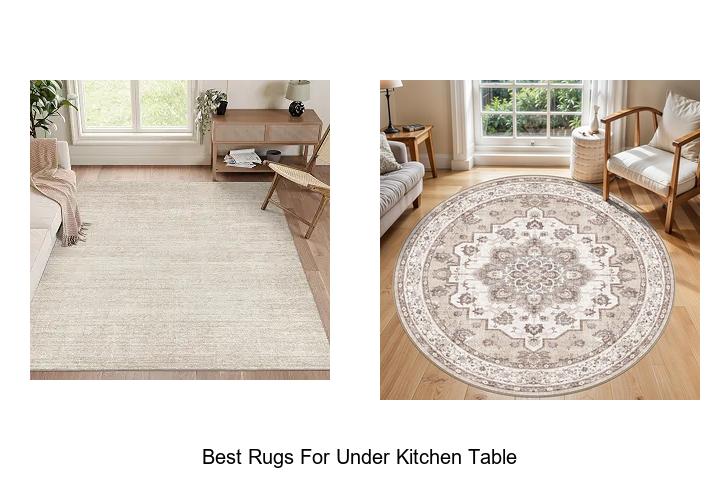best rugs for under kitchen table