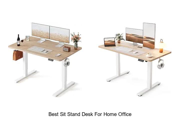 best sit stand desk for home office