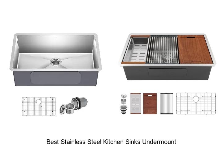 best stainless steel kitchen sinks undermount