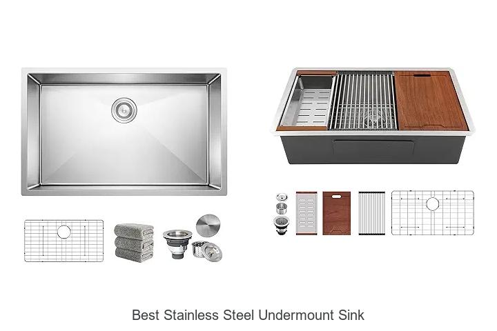 best stainless steel undermount sink