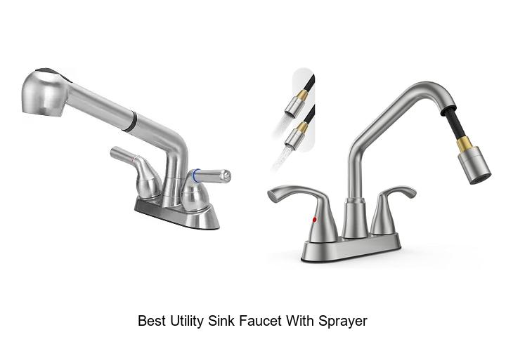 best utility sink faucet with sprayer