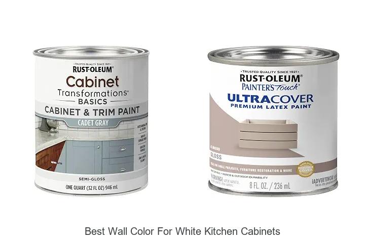 best wall color for white kitchen cabinets 1