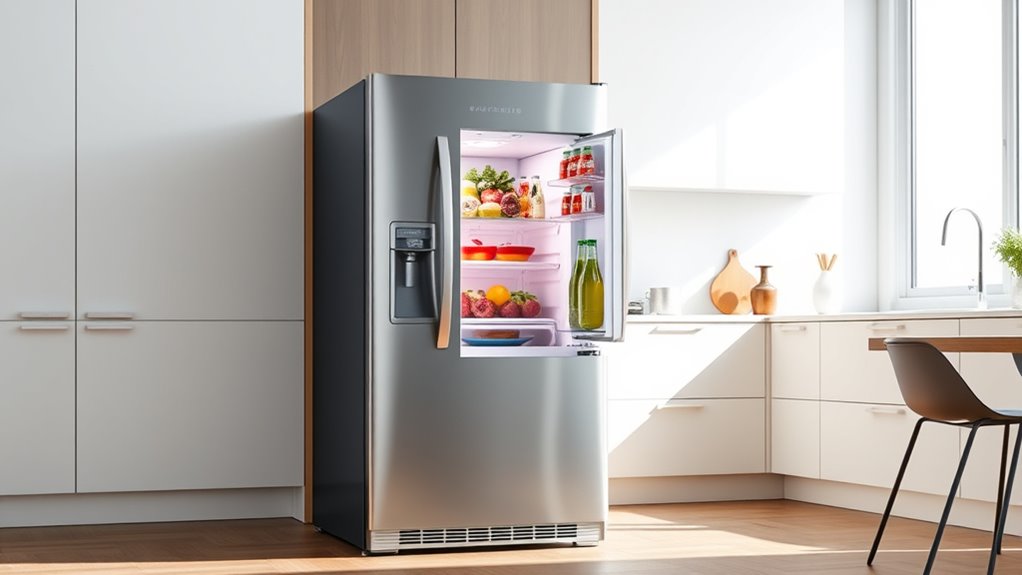 compact organized versatile refrigerator