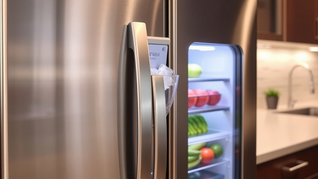 counter depth nugget ice sleek design
