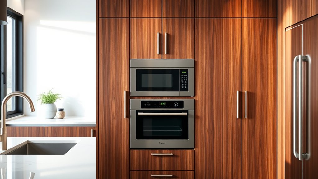 efficient vertical kitchen storage