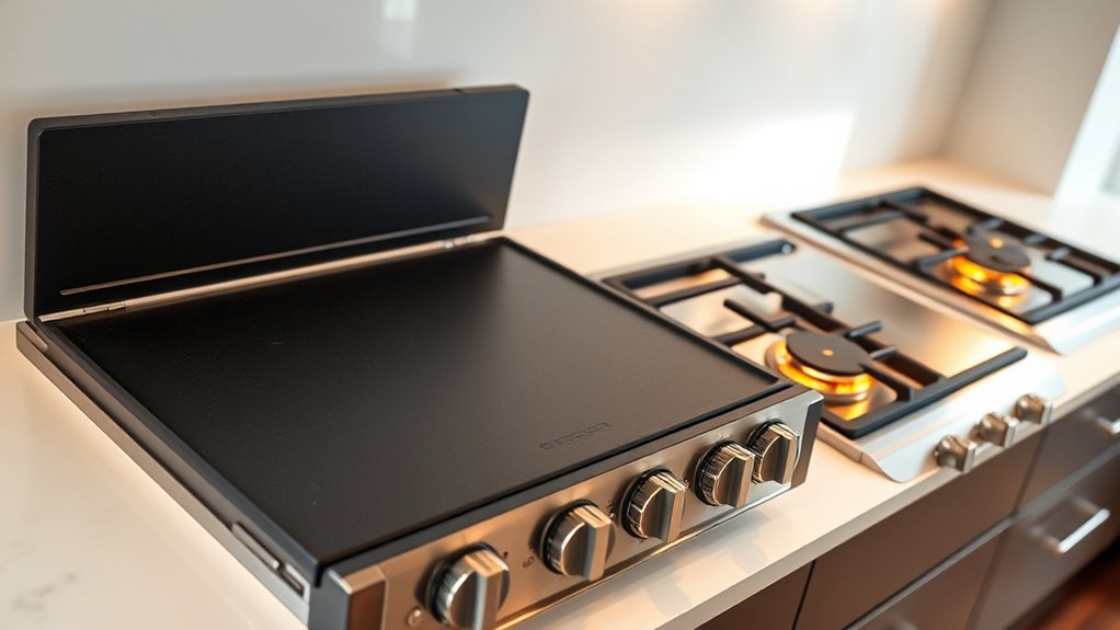 griddle size power cleaning