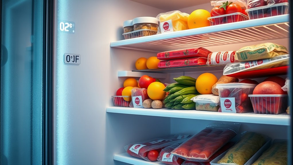 optimal freezer temperature setting