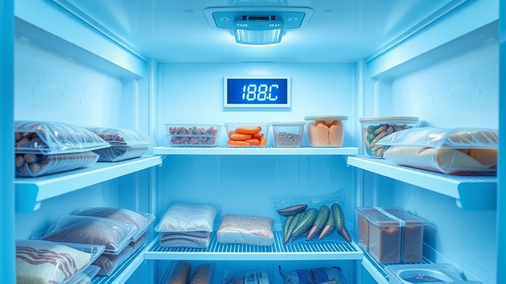 optimal freezer temperature setting