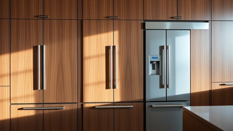 top cabinet panel refrigerators