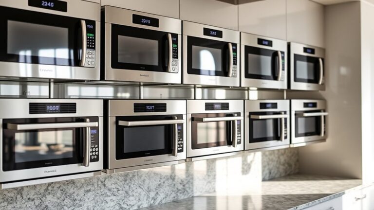 top convection microwave selections