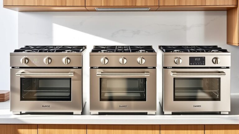 top double oven gas cookers