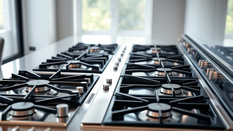 top five burner gas stoves