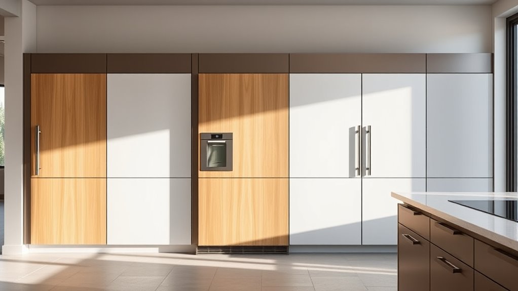top modern fridge cabinet options
